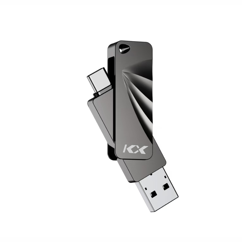 New C-type USB flash drive 3.2 dual port OTG USB flash drive metal pendant custom logo portable memory stick 32GB 64GB 128GB 256GB