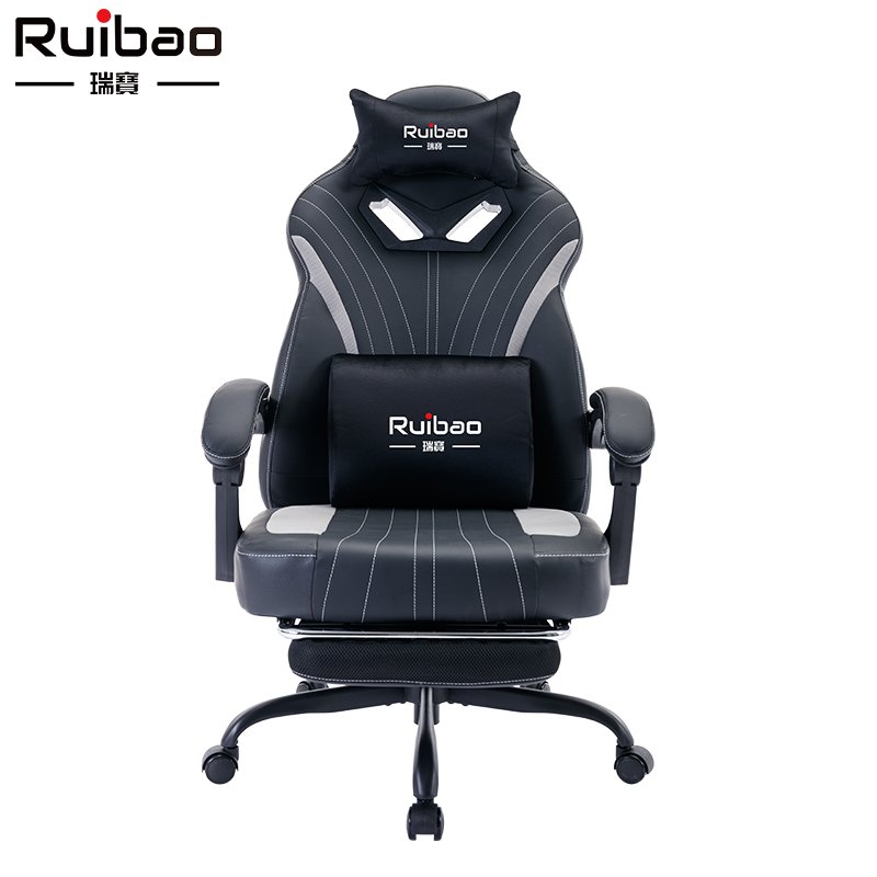 Wholesale customized computer game chairs, racing style high-end comfortable lounge chairs with footstools, game chairs