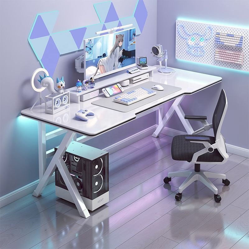 2026 Youtai Hot Selling Cheap Modern Simple Game Desk and Chair Set Home Computer Game Desk Standing Room Decoration