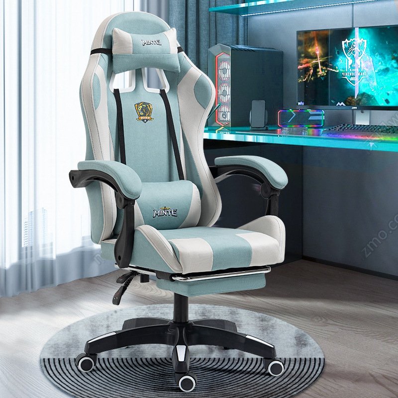 Customized logo high back Sillas gaming player computer racing chair adjustable ergonomic gaming chair with footrest