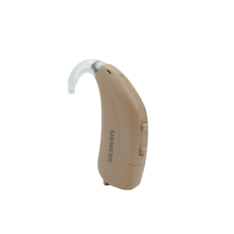 Siemens hearing aid FUN SP, high-power digital BTE hearing aid for severe hearing loss - colored beige