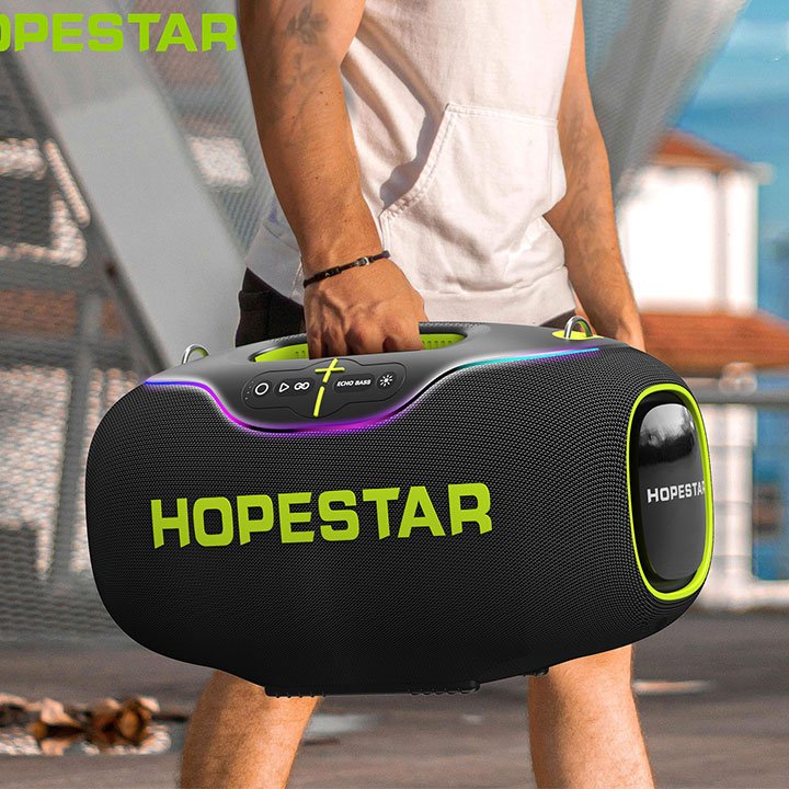 Original Hopestar A80 Outdoor Party Speaker Professional 350W Low Frequency Power Supply Portable subwoofer Wireless Connection Hifi Speaker