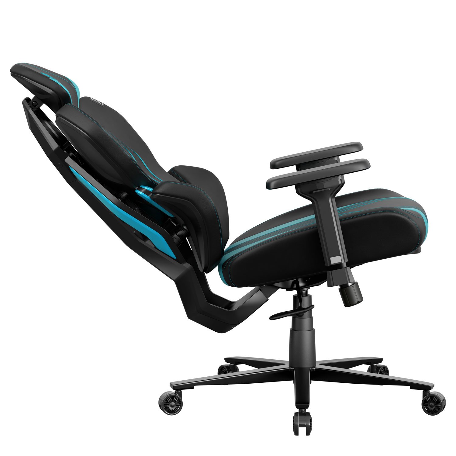 Personalized fabric gaming chair with your logo printed, high-quality ergonomic swivel chair with 3D adjustable computer armrest