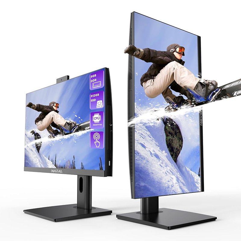 27-inch touchscreen monitor, suitable for PC accessories, 11th generation i7 i9 full set, set up in a game