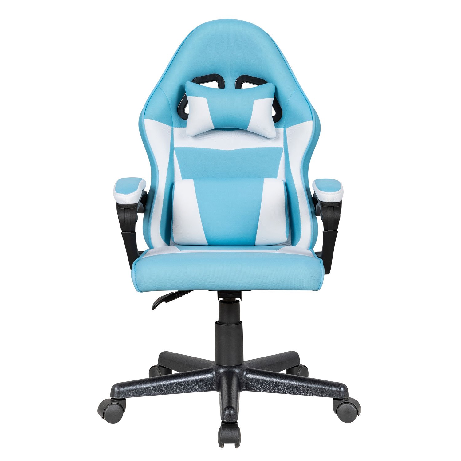 Professional modern ergonomic game chair with adjustable lumbar support, high back racing chair with 360 degree rotation and 2-level air pressure lifting, suitable for computers